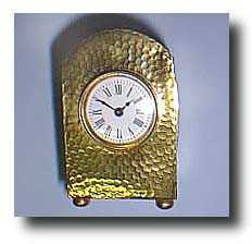 French/English 8-Day Silver Gilt Hump-Back Carriage Clock, c. 1900 — Antique Clocks Price Guide