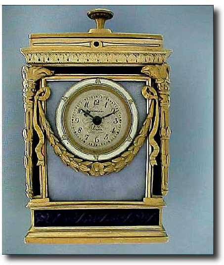 Miniature minute repeating carriage clock, c. 1900 — Antique Clocks Price Guide