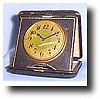 Swiss quarter repeating 8-day travel clock.