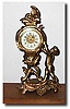 Gold Gilt novelty clock with Cherub