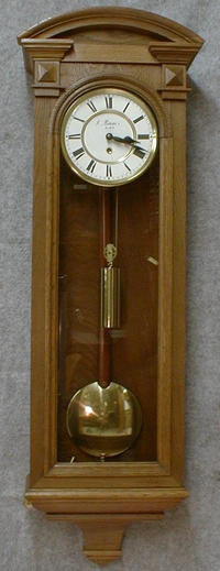 VIENNA POST OFFICE REGULATOR. THIS IS AN 8 DAY SINGLE WEIGHT TIMEPIECE. CIRCA 1900. — Antique Clocks Price Guide
