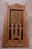 THIS IS A MISSION OAK MANTEL CLOCK THE "SAN RAFAEL" BY THE NEW HAVEN CLOCK CO. CIRCA 1910-15.