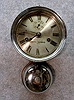 THIS IS A SETH THOMAS SHIP'S CLOCK, 40 HOUR, OUTSIDE BELL, IN A NICKLE PLATED CASE. CIRCA 1895.