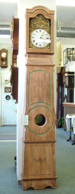 French Morbier Cased Floor Clock. Circa 1830-1850. — Antique Clocks Price Guide