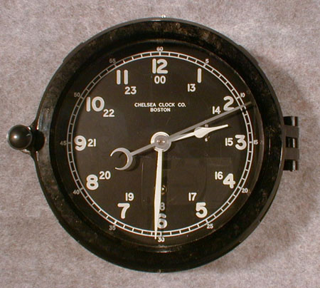 Chelsea Clock Co. 6" Phenolic Case.  Circa 1978-1978. — Antique Clocks Price Guide