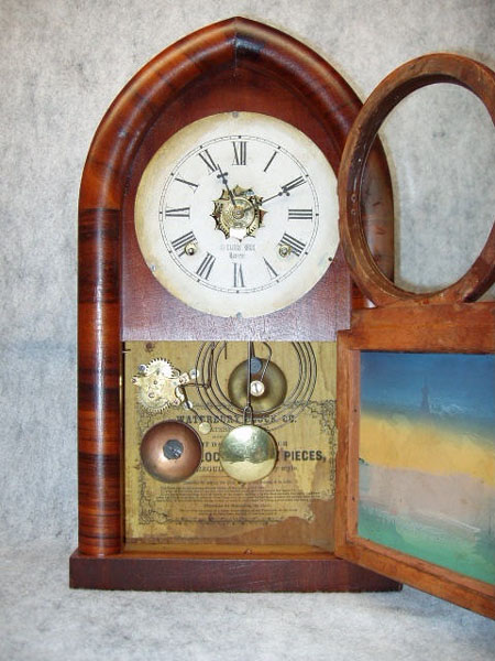Beehive Style Shelf Clock Made By The Waterbury Clock Co., In Waterbury, Ct, In A Rosewood Veneered Case, Circa 1865-75. — Antique Clocks Price Guide