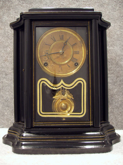 This Is The "Black Prince" Shelf Clock By The Ingraham Clock Co, Circa 1880'S. — Antique Clocks Price Guide