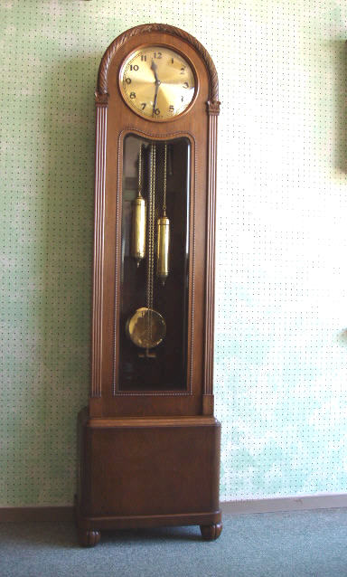 German Floor Clock By Gustav Becker. — Antique Clocks Price Guide