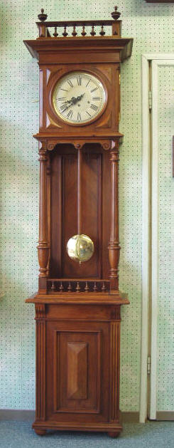 German Open Well Floor Clock. Circa 1910-1920. — Antique Clocks Price Guide