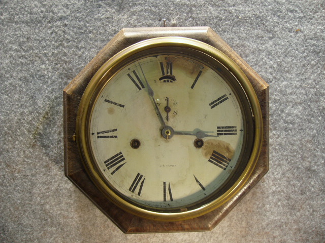 This Is An 8 Day "Octagon Lever" Wall Clock, Made By The Seth Thomas Clock Co., In Thomaston, Conn., Circa 1890-1900. — Antique Clocks Price Guide