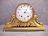 Seth Thomas Metal Tambour "Tampa" In A Gilt Finish. Circa 1910.