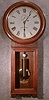 Seth Thomas 8 Day Oak No. 2 Regulator In A Dark Oak Case.  Circa 1890-1900.