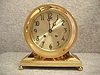 6" Chelsea Brass Base With Ball Feet, Ship's Striking Mantel Clock, Serial No. 107209, Circa 1916-1917.
