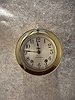 Seth Thomas Ships Bell Clock In A Polished Brass Case.