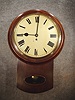 German Drop Dial Wall Timepiece. Circa 1900.