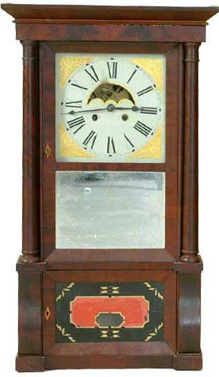 Philip Smith of Marcelus, N.Y. Column Shelf Clock — Antique Clocks Price Guide