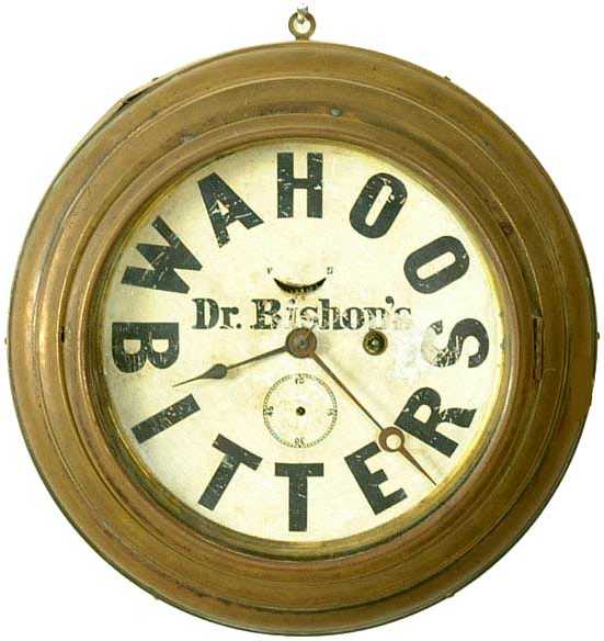 Advertising Gallery Wall clock, — Antique Clocks Price Guide