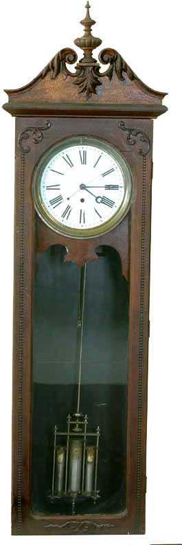 Jeweler's Wall Regulator, — Antique Clocks Price Guide