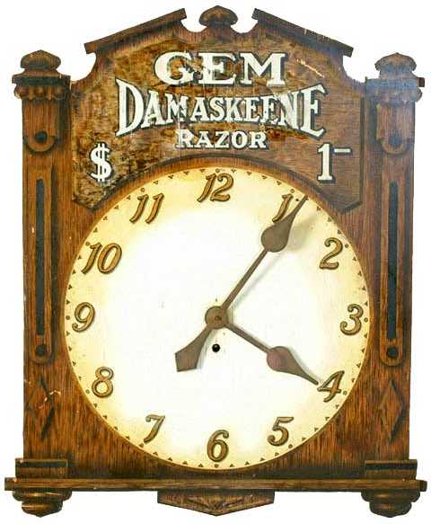 W. Gilbert Advertising Wall Clock — Antique Clocks Price Guide