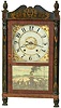 Jerome & Darrow Transitional Column and Splat Shelf Clock