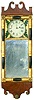 I. Dewey , Chelsea Vermont, Wall Mirror Clock, unsigned