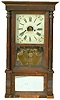 Forrestville Mfg. Co. Double Decker, Empire Column Shelf Clock
