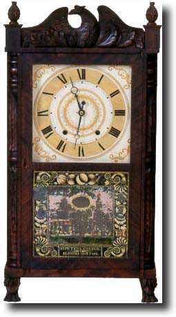 ELI TERRY & SONS SHELF CLOCK (Plymouth, CT c. 1830) — Antique Clocks Price Guide