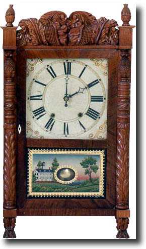 JEROME & DARROW SHELF CLOCK (Bristol, CT c. 1830) — Antique Clocks Price Guide