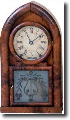 BREWSTER & INGRAHAM BEEHIVE SHELF CLOCK (Bristol CT c. 1840) — Antique Clocks Price Guide