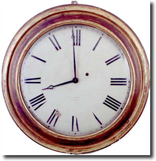 E. & A. INGRAHAM GALLERY CLOCK (Bristol, CT c. 1840) — Antique Clocks Price Guide