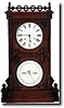 SETH THOMAS No. 10 DOUBLE DIAL CALENDAR CLOCK (c. 1876)