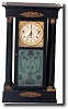 RARE AARON CRANE SHELF CLOCK (c. 1850)