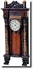 A MOST IMPORTANT ASA MUNGER STOVEPIPE MONUMENTAL SHELF CLOCK (Auburn, NY c. 1830)