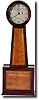 EXTREMELY RARE STANDING BANJO CLOCK (Tauton, MA c. 1820)