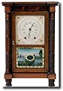 EXTREMELY RARE MARK LEAVENWORTH SHELF CLOCK (Mark Leavenworth, Waterbury, CT c. 1828)