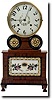 VERY RARE JOSEPH IVES DUNCAN PHYFE SHELF CLOCK (Brooklyn, NY c. early 1820s)