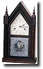RARE MINIATURE J.C. BROWN RIPPLE STEEPLE CLOCK (Forestville, CT c. 1840)