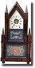 BIRGE AND FULLER STEEPLE ON STEEPLE SHELF CLOCK (Bristol, CT c. 1840)