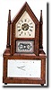 J.J. BEALS AND COMPANY FOUR CANDLESTICK STEEPLE CLOCK (Boston, MA c. 1840)