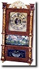 RARE BIRGE AND MALLORY TRIPLE DECKER SHELF CLOCK (Bristol, CT c. 1840)