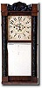 DANIEL PRATT JR. CARVED COLUMN SHELF CLOCK (Reading, MA c. 1830)