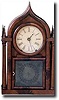 BREWSTER & INGRAHAM ONION TOP SHELF CLOCK (Bristol, CT c. 1840)