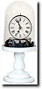 S.B. TERRY CANDLESTAND CLOCK (Terryville, CT c. 1830)