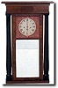 JAMES COLLINS MIRROR CLOCK (NH c. 1830)