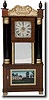 E.W. BARTHOLOMEW HOLLOW COLUMN NYS EMPIRE SHELF CLOCK (Bristol, CT c. 1840)