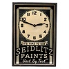 Deco Lighted Seidlitz Paints Advertising Clock,