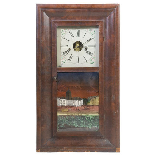 Welch 8-Day Ogee Clock Court-House St. Louis Tablet, — Antique Clocks Price Guide