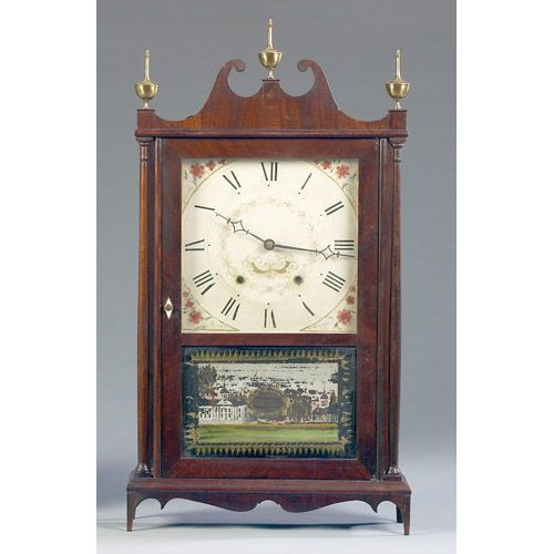 Seth Thomas Pillar & Scroll Shelf Clock, — Antique Clocks Price Guide