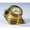 New Haven Brass Novelty Clock -- Civil War Kepi,