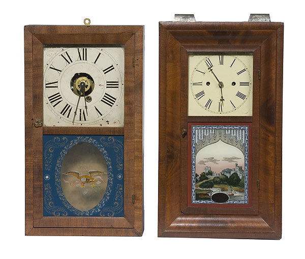 Three S.B. & Henry Terry Beveled & Ogee Shelf Clocks, — Antique Clocks Price Guide